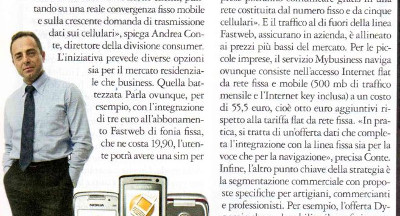 Andrea Conte fastweb punta sull’offerta mobile per le ...