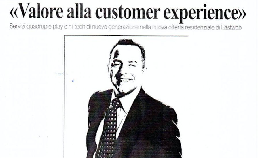 Andrea Conte Fastweb "Valore alla customer experience&q...