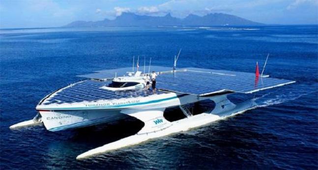 Il giro del mondo …ad energia solare: il catamarano Turano...